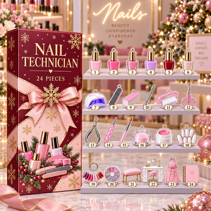 Nail Technician Advent Calendar, 24 Acrylic Hanging Ornaments, Profession Christmas Countdown, Career Keepsake Gift 71274c40-d9a3-407a-96e9-b9b9a68bafa9-69e084f2-47b5-4b1c-879a-79d61150d2f8.png