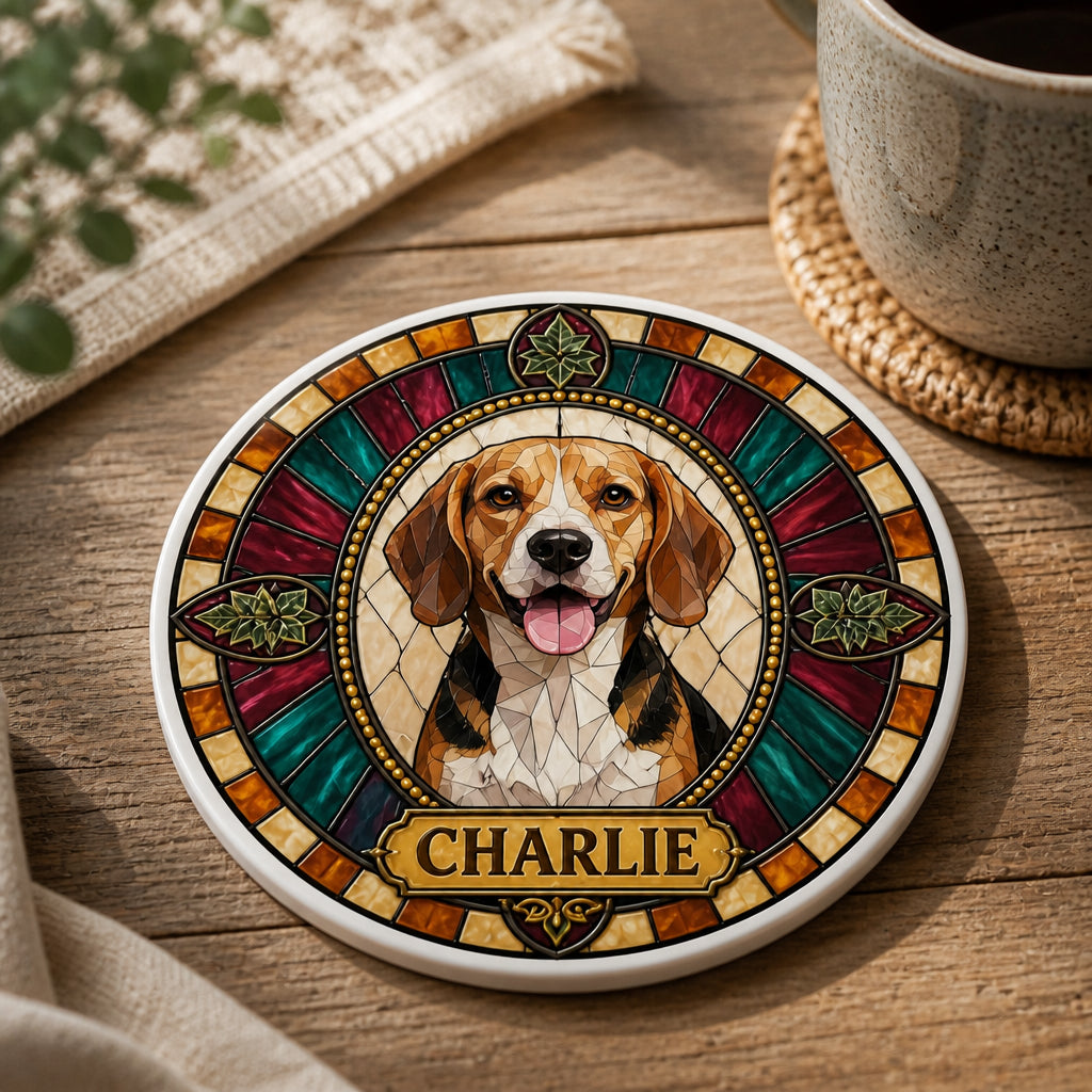 Custom Stained-Glass Pet Portrait Coaster - Personalized Custom Ceramic Coasters 712926f2-6272-4352-b986-ad86190709cc.jpg
