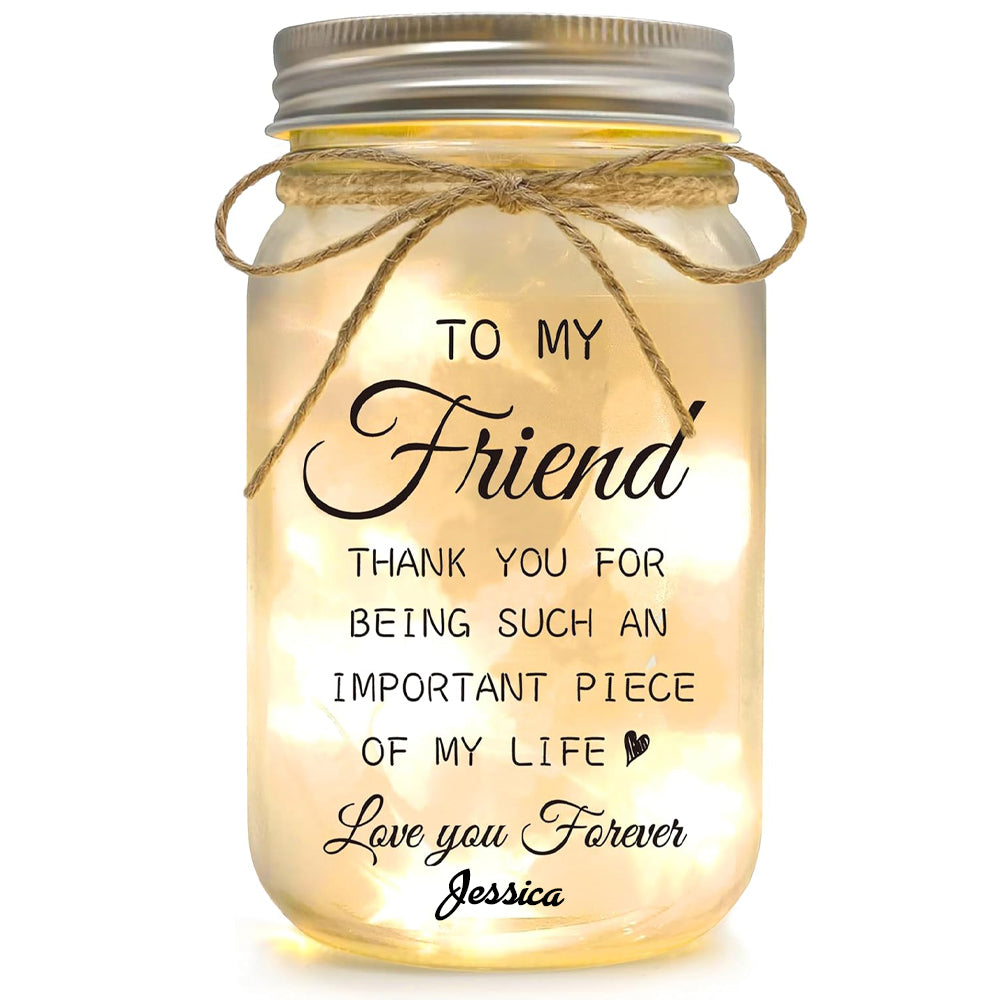 Friendship Gifts for Women, Mason Jar Night Lights for Friend, Gifts for Friends Best Friend Birthday Gifts, Thankgiving Christmas Gifts for Women