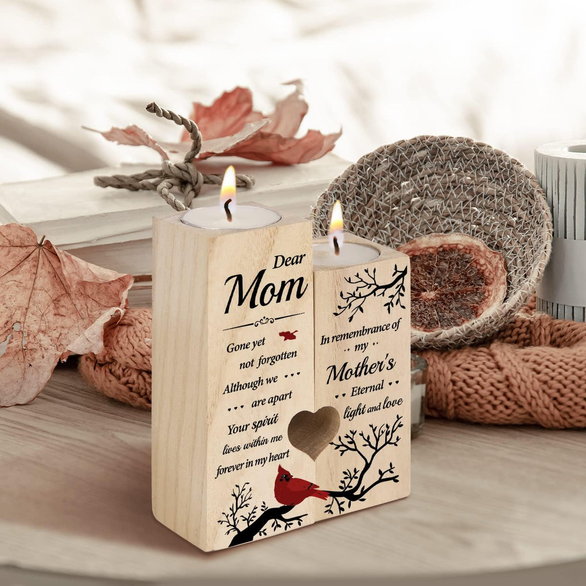 Memorial Gifts - Memorial Candle Gifts for Loss of Mother - Sympathy Gifts for Loss of Mom, Bereavement Gifts for Loss of Mother