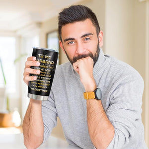 Gifts for Husband, Fathers Day Husband Gifts, Husbands Birthday Gift Ideas, Birthday Gift for Husbands from Wife, Best Presents for Him Tumblers Mug