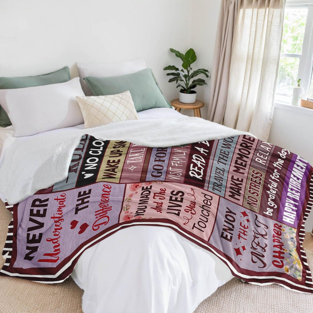 Retirement Gift for Woman, Retirement Gifts for Women Men 2025, Best Retirement Gifts Ideas, Happy Retirement Gifts for Women Mom Teacher Nurse Coworkers, Retirement Party Decorations Blanket