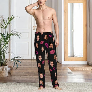 Personalized Pajamas Pants For Men Custom Funny Pajama Pants Pajama Bottoms Sleepwear With Photo Face Text