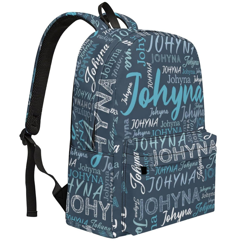 Custom Backpack with Name, Personalized Name School Bag for Boys Girls Men Women, Customized Casual Laptop Backpacks Custom Name and Color