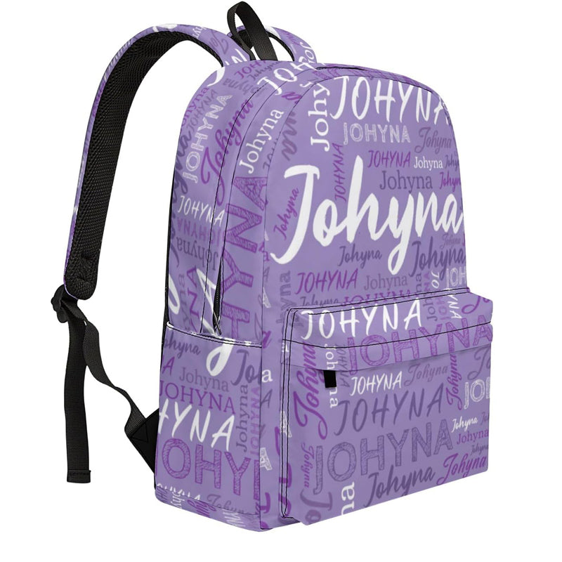 Custom Backpack with Name, Personalized Name School Bag for Boys Girls Men Women, Customized Casual Laptop Backpacks Custom Name and Color