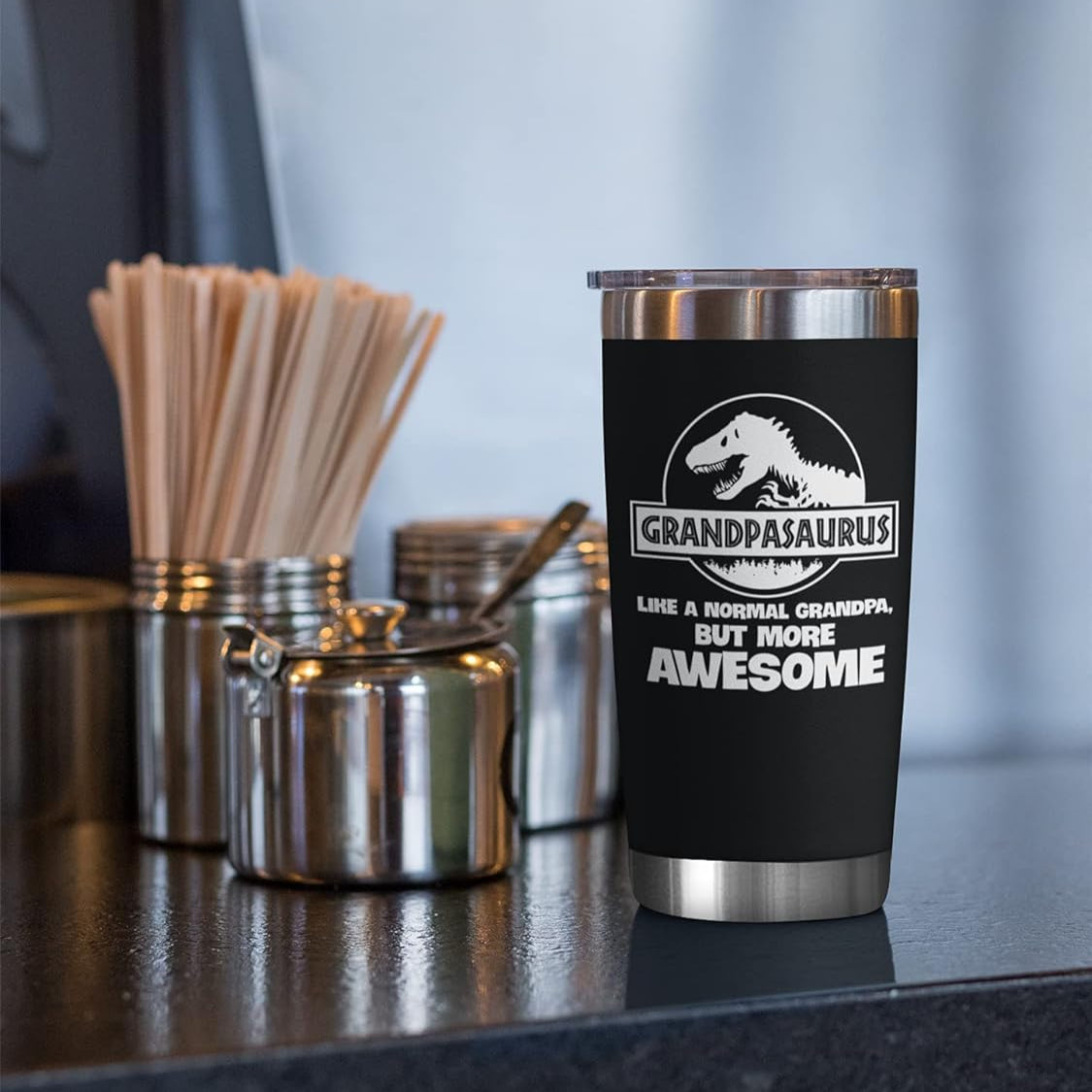 Fathers Day Gift For Dad From Daughter, Son, Kids - Birthday Gift For Dad, Husband, Men - Best Present Idea For Father, Husband, Bonus Father From Daughter, Son, Wife - Tumbler