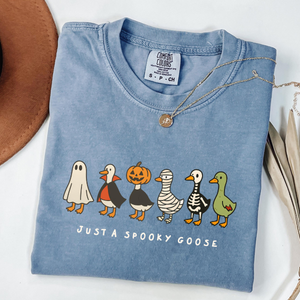 Comfort Colors Halloween Funny Goose Shirt, Just a Spooky Goose Shirt, Halloween Shirt, Skeleton Goose Tee, Spooky Season Shirt, Spooky Tee 71543ea9-d7a0-4caf-9bdf-0a1dcd6a98ad-5.png