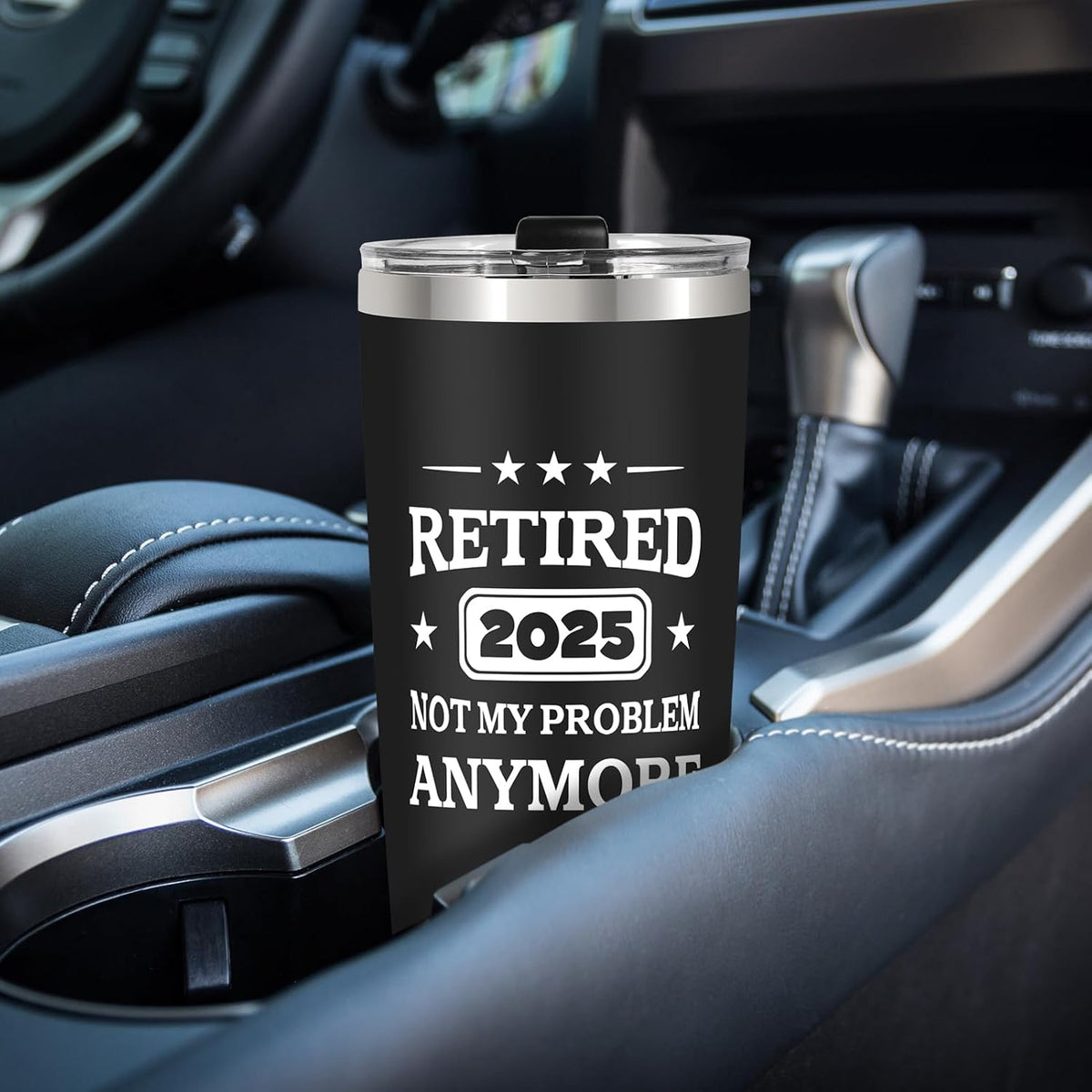 Retirement Gifts for Men 2025 - Best Funny Retirement Gifts for Teachers Coworkers Boss Doctors - Retired Gifts for Men, Humorous Happy Retirement Gifts, 20 Oz Retirement Coffee Tumbler Cup