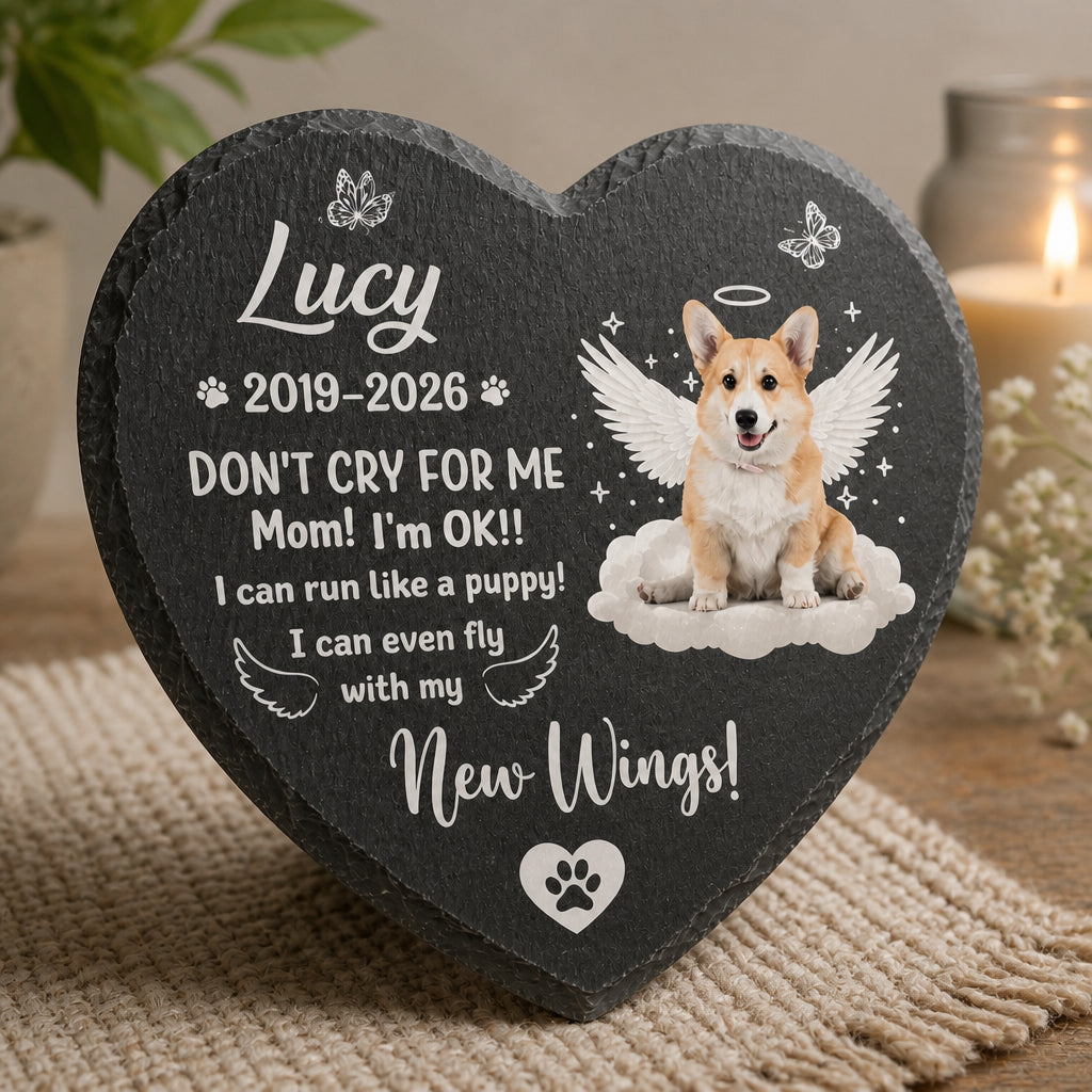 Pet Memorial Heart Slate – New Wings Photo & Name - Personalized Slate Memorial Stone 7158f332-01f9-4125-b763-a244f3cebe10.jpg
