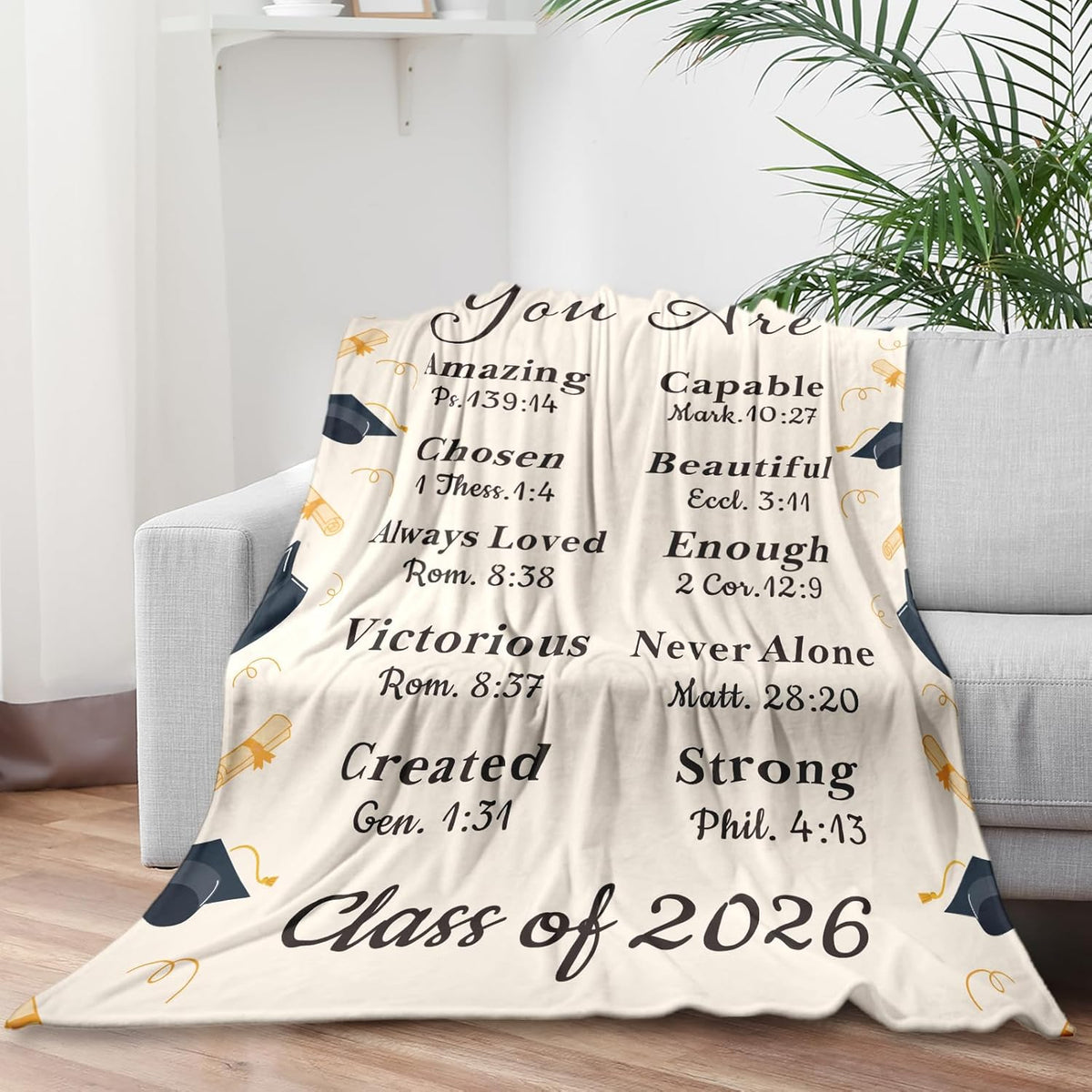 2026 Graduation Gifts for Her Him, 2026 Graduation Throw Blankets, Class of 2026 Gifts Bulk, Senior Year 2026 Graduattion Decor, Best Gift for High School Senior Night