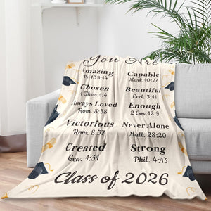 2026 Graduation Gifts for Her Him, 2026 Graduation Throw Blankets, Class of 2026 Gifts Bulk, Senior Year 2026 Graduattion Decor, Best Gift for High School Senior Night