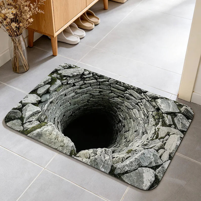 3D Illusion Deep Well Area Rug, Realistic Rock Abyss Doormat, Surreal Floor Mat 7160a99b-5f05-49c3-8d39-4cafe691c3a9-KLHJLL-3-.webp