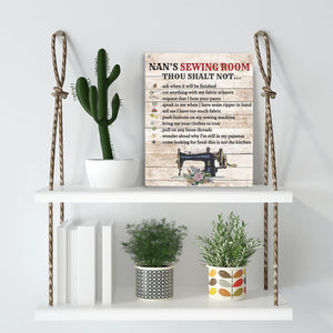 Custom Sewing Room Rules In My Sewing Room Wall Art Sewing Supplies Home Decor Wall Decor for Sewing Lovers gifts Wooden Hanging Sign Gift for Sewing Room Store Home Decor