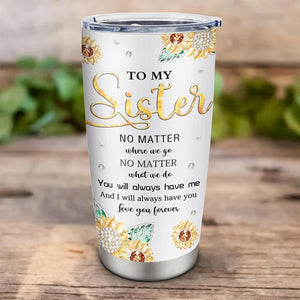 Best Big/Little Sister Gifts from Sisters Stainless Tumblers - Cool/Funny Gifts for Sister from Brother Coffee Mug - Gift for Sister Cup - Christmas Birthday Gift Ideas for Sister - Sister Gift