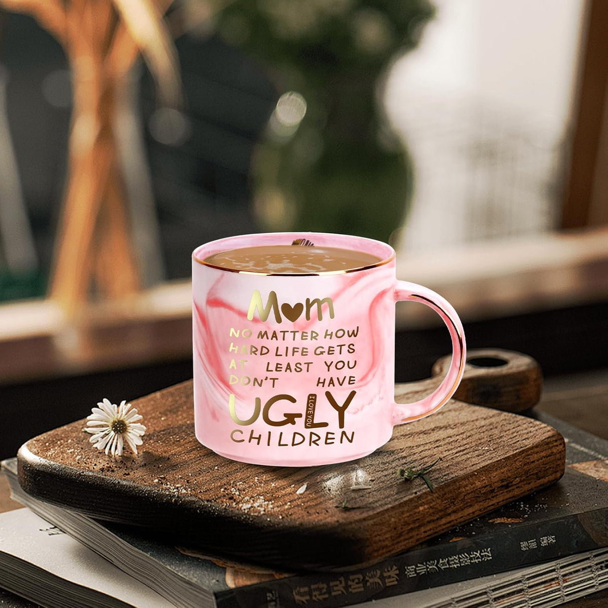 Mothers Day Gifts for Mom from Daughter Son Kids,Coffee Mug for Women,Funny Birthday Gifts for Mom Wife from Husband,Unique Retirement Anniversary Mothers Day Presents for Mama Stepmother