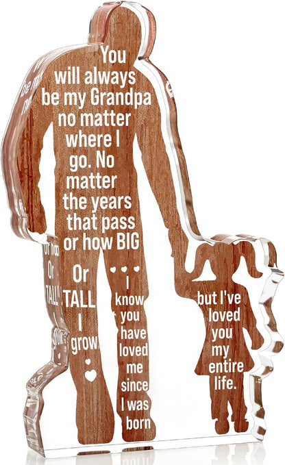 Grandpa Gifts from Granddaughter Grandpa Birthday Fathers Day Idea Gifts Best Grandpa Ever Gifts to My Great Grandpa Christmas Father's Day Grandparents Gifts Granddad Papa Plaque Sign