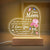 Acrylic Night Light - You Mean The World to Me - Acrylic Light Gift for Mom from Son, Daughter on Mothers Day - Birthday Gifts to Mom