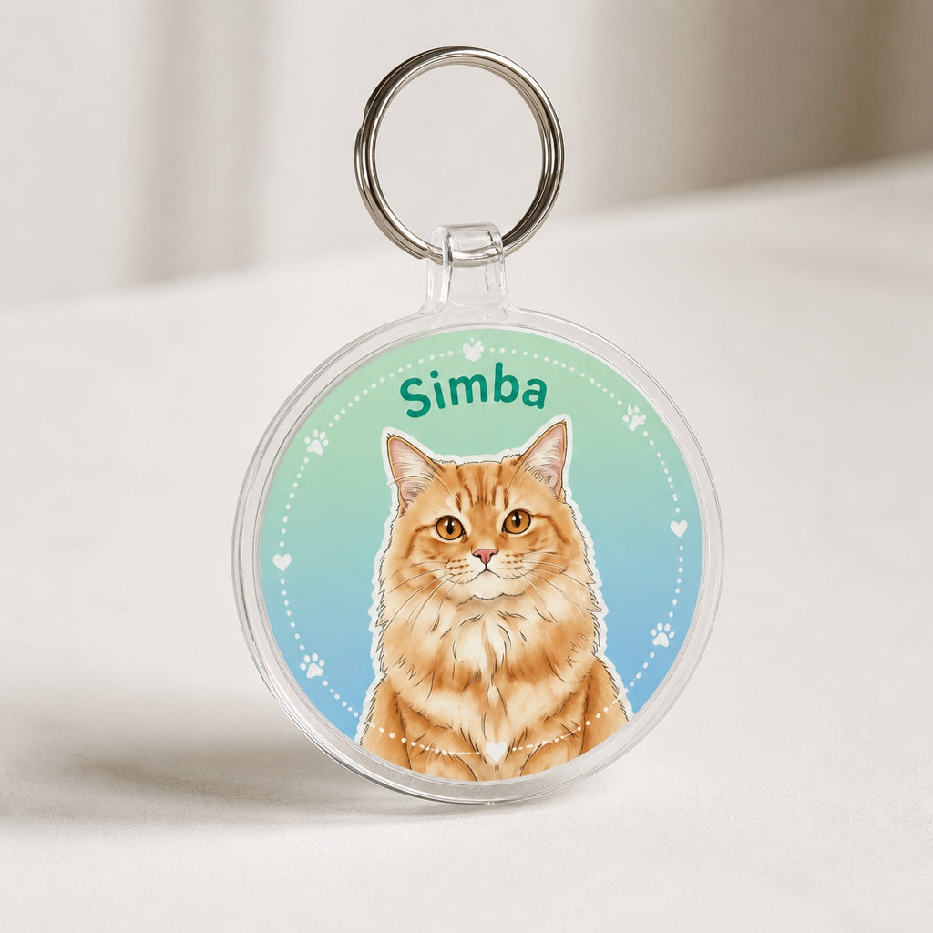Custom Pet Portrait Name Acrylic Keychain - Personalized Acrylic Keychain 719e20f2-575a-4109-b542-7460b78d112e.jpg