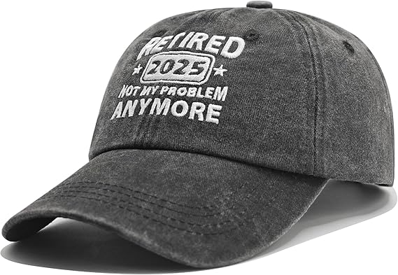 Retirement Gifts for Woman Men, Retirement Hats 2025, Cool Retired Gift - Adjustable Embroidery Baseball Cap 719lQnWuc0L._AC_SX569.jpg