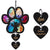 Dog Paw Pet Memorial Suncatcher, Wooden Hearts Customized With Dog Breed, Name And Message, Loss Of Dog Sympathy Gift, Dog Remembrance Gift, Dog Memorial, Dog Memorial Gifts For Loss Of Dog