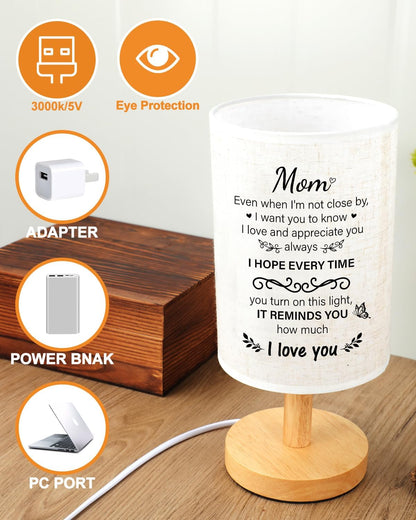 Mom Birthday Gifts from Daughter Son, Birthday Gifts for Mother from Daughter Son, Unique Mothers Day Valentine Gifts for Mom, Beautiful Mother Lamp Gifts for Home Decoration