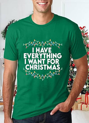 Christmas Couples Shirts His and Her Matching Xmas Outfits Sets Funny Christmas Family Pajamas Short Sleeve Tees Top