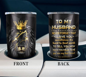 Gifts for Husband, Fathers Day Husband Gifts, Husbands Birthday Gift Ideas, Birthday Gift for Husbands from Wife, Best Presents for Him Tumblers Mug