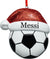 Personalized Soccer Christmas Ornaments 2025 Custom Hand-Painted Resin Sports Ornament with Name & Year,Christmas Decor Gift for Family, Kids & Soccer Fans