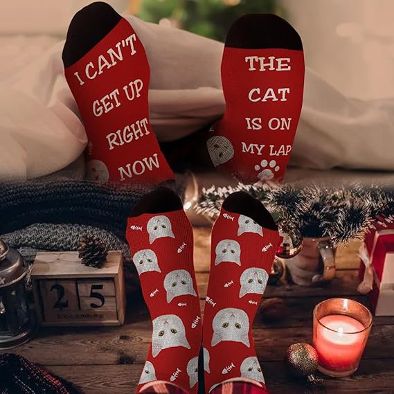Custom Face Socks for Dog Cat Lover Gifts Personalized Socks Gifts for Women Men