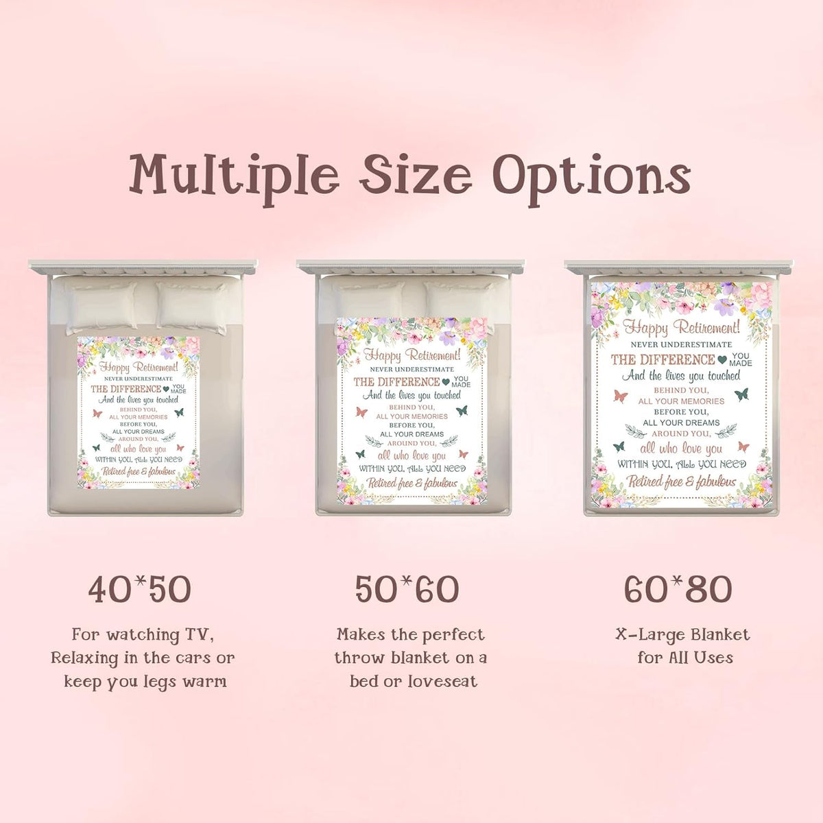 Classy Retirement Gifts for Women2025, Retired Gift for Women Coworker, Coworker Leaving Gifts Blanket , Retirement Decorations for Women, Womens Goodbye Gifts, Going Away Gifts Idea