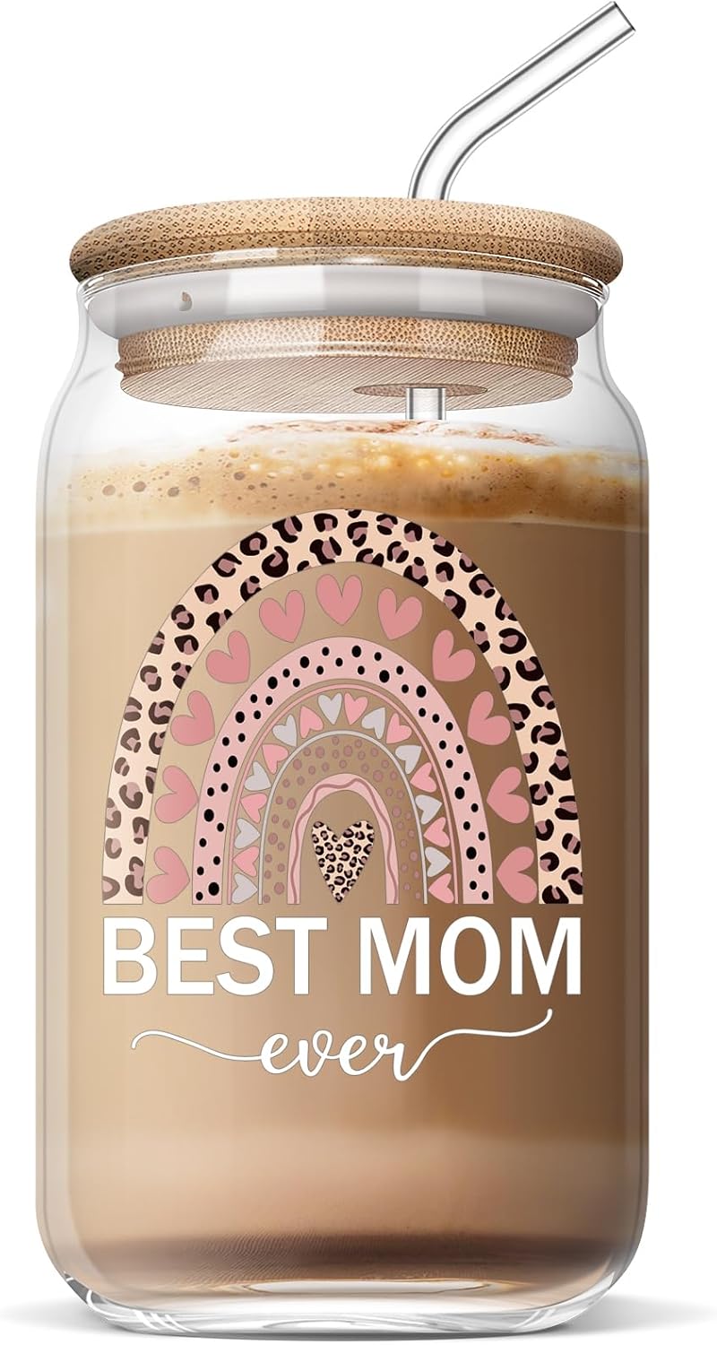 Best Mothers Day Gifts For Mom, Funny Birthday Christmas Thanks Giving Gift For Mom Mama Glass Cup Personalized Gift For Her On Mother's Day