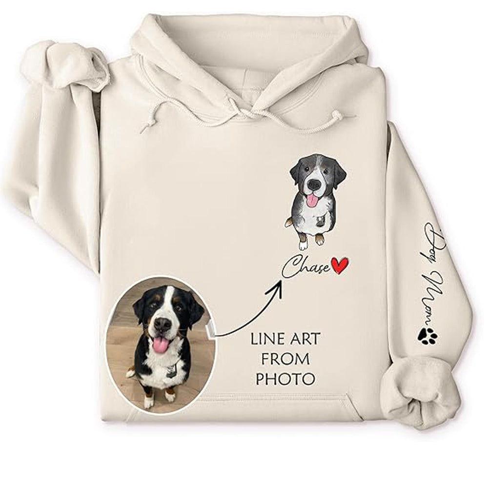 Custom Dog Hoodie, Custom Pet Gifts, Custom Dog Shirt, Custom Dog Sweatshirt, Valentine's Day Gift