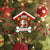 Acrylic Dog Picture Frame Ornaments Personalized Dog Photo Frame Christmas Ornaments for Dog Puppy Dog Lover Christmas Tree Decorations Gifts