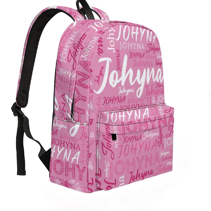 Custom Backpack with Name, Personalized Name School Bag for Boys Girls Men Women, Customized Casual Laptop Backpacks Custom Name and Color
