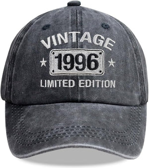 Vintage 2005 1995 1985 1975 1965 1955 1945 1935 1925 Limited Edition Embroidered Adjustable Baseball Cap