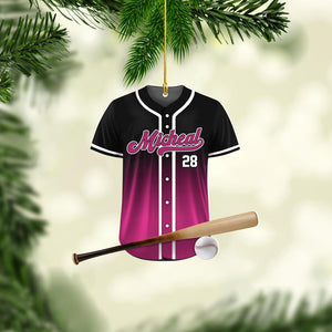 Personalized Baseball Ornaments for Boy Custom Baseball Ornament Baseball Christmas Ornaments 2025 Baseball Player Gift Baseball Catcher Ornament Baseball Bag Ornament Baseball Mitt Glove