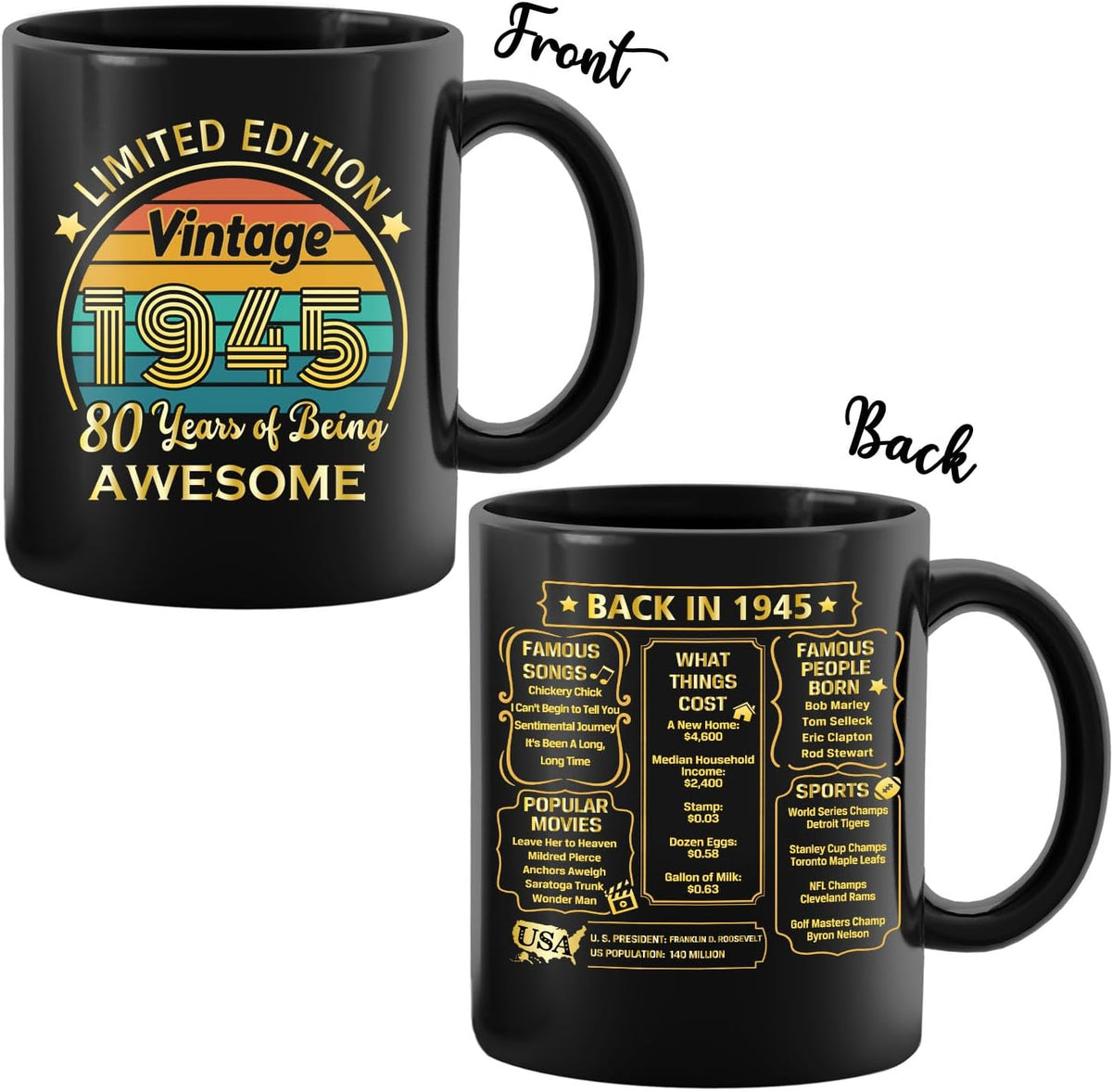 60th Birthday Gifts for Women Men, 60th Birthday Gifts for Him, 1965 Birthday Gifts for Women Men, 60 Years Old Gifts, 1965 Birthday Gifts for Her Him, 60th Birthday Presents Coffee Mug