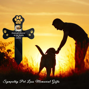 Custom Pet Grave Markers -Dog Grave Markers Outdoor Pet Grave Markers Cat Grave Markers for Cemetery Dog Tombstones for Graves Outdoor Dog Memorial Gifts for Loss of Dog