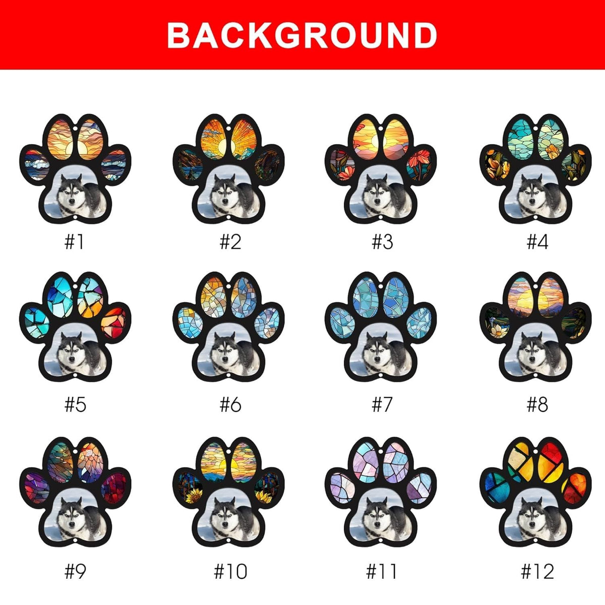 Personalized Dog Memorial Suncatcher with Photo, SunCatcher Gift for Someone Who Lost a Dog, Dog Remembrance Stained Glass, Sympathy Gift for Loss of Fur Baby, Pet Day, Christmas