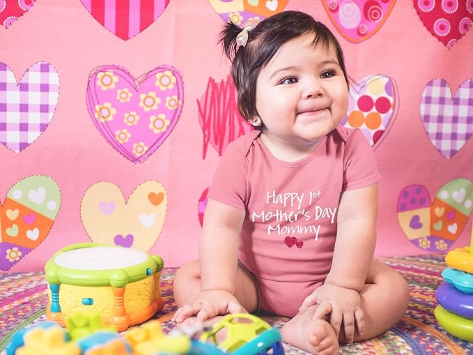 First mothers day baby boy girl outfit happy 1st mother's day mommy bodysuit gifts personalized gift for baby