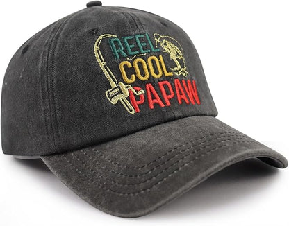 Funny Reel Cool Papaw Hat for Men, Adjustable Cotton Embroidered Grandpa Baseball Cap 71SSvkT708L._AC_SX679_0fa182fd-b649-457f-95a7-ab10892acdb7.jpg
