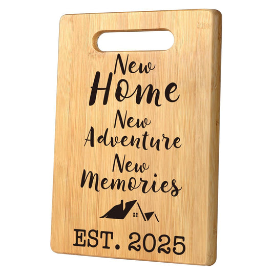 House Warming Gifts New Home, Perfect House Warming Gifts, New Home Gift Idea for Women Men Homeowner, New Apartment Essentials, New Home New Adventure New Memories 2025 Cutting Board