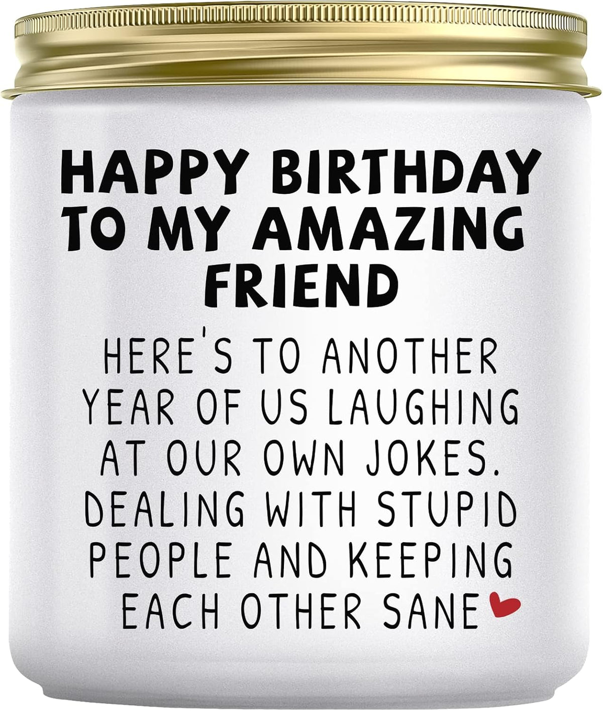 Happy Birthday Gifts for Women - Funny Best Friend Friendship Gifts for Women Friends, Birthday Gifts for Best Friend Bestie BFF Coworker Classmate Women, Lavender Candle Gifts