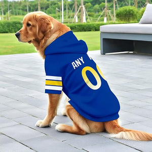 Los Angeles R Dog Hoodie T-Shirt Pet Clothes Jersey Custom Name and Number Gifts