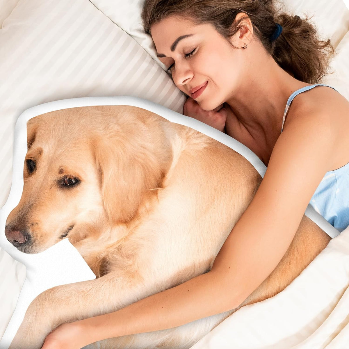 Custom Pillows with Picture, Customized Funny Pillow Personalized Photo, Custom Face Pillow for Valentines Gifts for Boyfriend Girlfriend, Custom Pet Pillow for Cat Dog Memorial Gifts