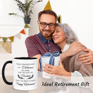 Retirement Gift for Woman Men, Funny Retirement Mug, Custom Retirement Gifts for Women Men 2025, Coworkers, Friends, Teacher, Boss, Sisters, Mom, Retired Gifts Coffee Cup