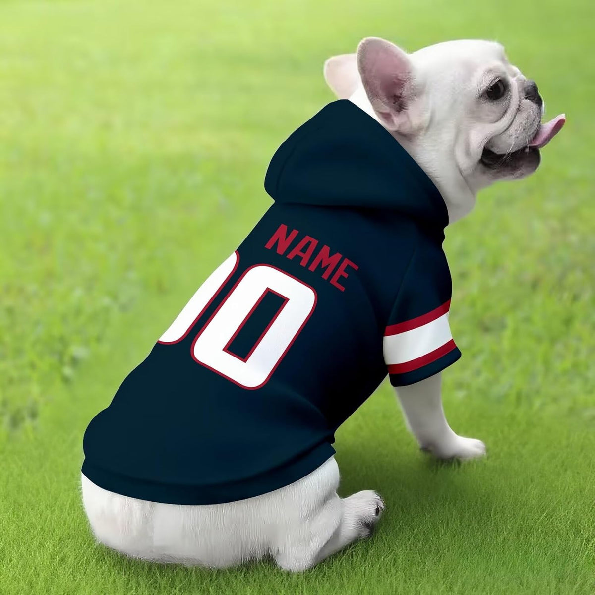 Houston Dog Hoodie T-Shirt Pet Clothes Jersey Custom Name and Number Gifts