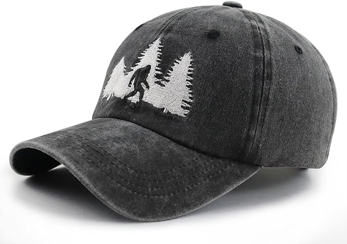 Bigfoot Hats for Men Women, Funny Adjustable Cotton Embroidered Sasquatch Baseball Cap 71YEcJ9Ih0L._AC_SX679.jpg
