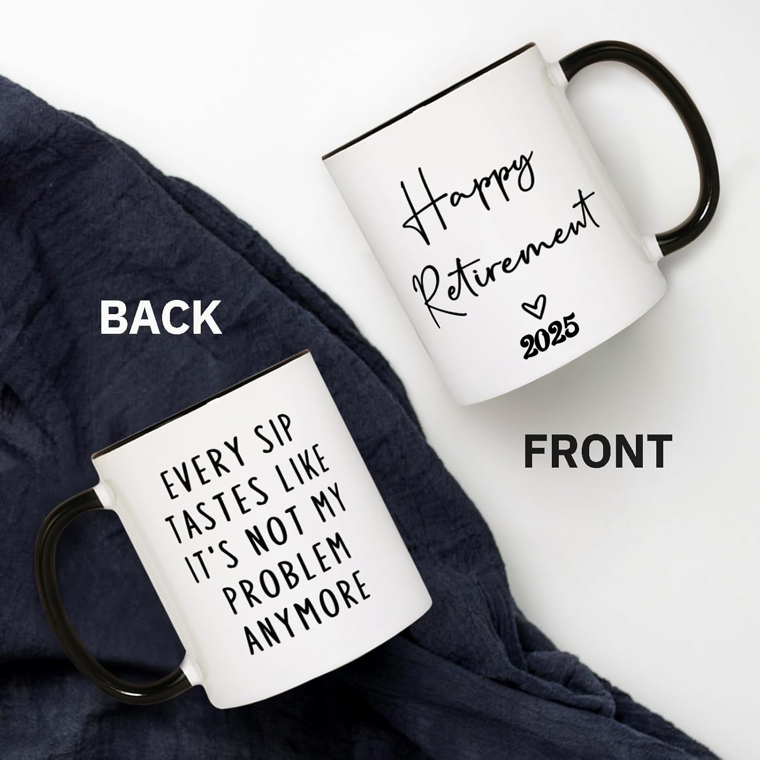 Retirement Gift for Woman Men, Funny Retirement Mug Decorations, Best Retirement Gifts for Women Men 2025, Coworker, Friend, Teacher, Boss, Sisters, Mom, Retired Gifts Not My Problem Anymore