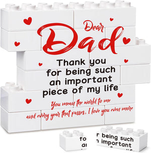 Fathers Day Dad Gifts from Daughter Son Kids, First Fathers Day Card for New Dad Daddy Birthday Present, Best Dad Ever Gift, Present for Bonus Dad Step Dad Father in Law, Desk Decoration Plaque Sign